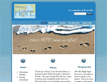 Tablet Screenshot of pathwaytohopeinc.com